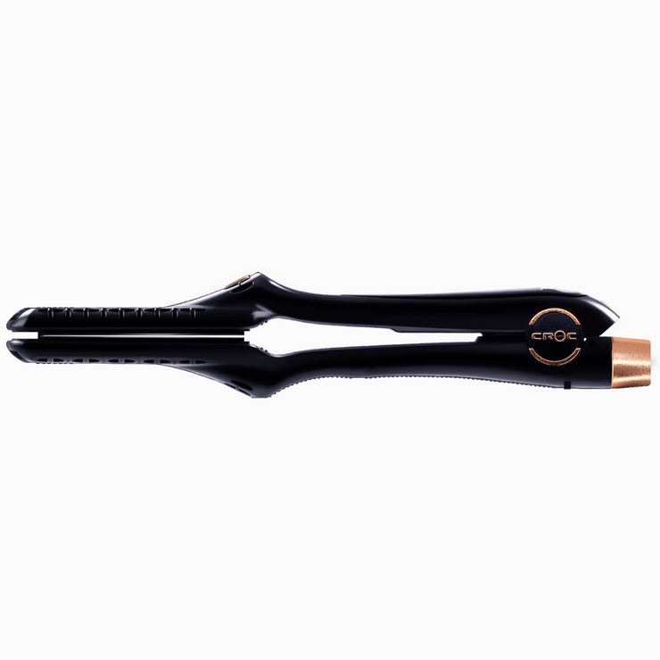 Master Black Titanium Flat Iron with adjustable digital temperature control for fine and damaged hair.