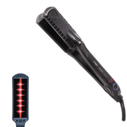 CROC® Hair Professional's New Classic Infrared Black Titanium Flat Iron for all hair types.