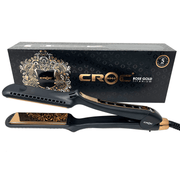 Rose Gold Titanium 1.25" Flat Iron - Advanced Styling with Negative Ions for Shine and Built-In Safety Features