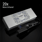 20 times more infrared heat for efficient hair styling with CROC's advanced flat iron technology.