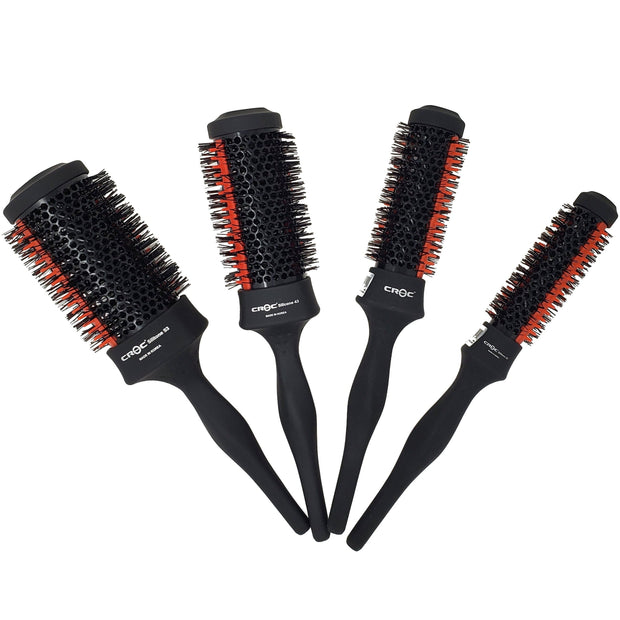 Silitone static free hair brushes