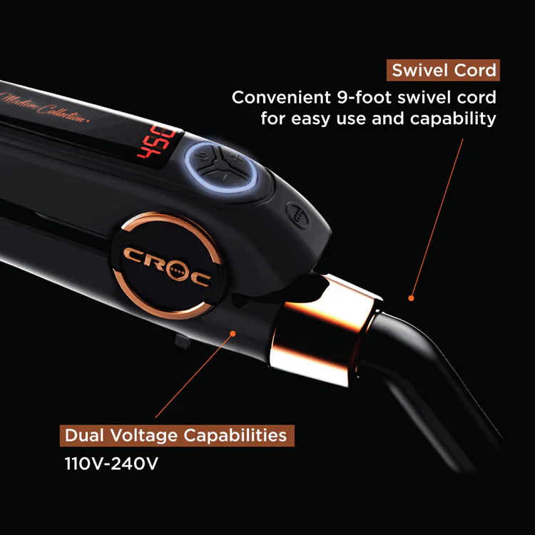 Masters Infrared Black Titanium Flat Iron 1" — image 4