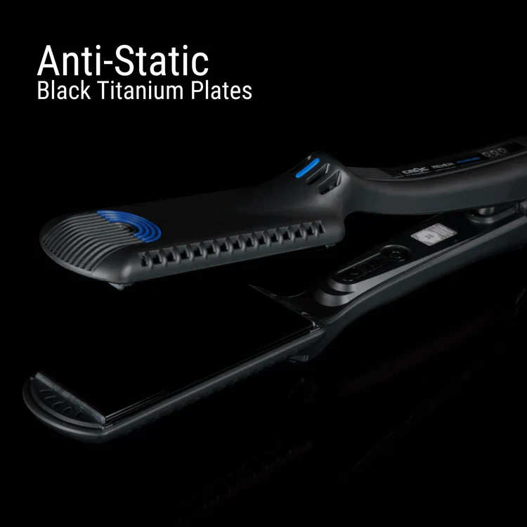 Premium Pico Infrared Black Titanium Flat Iron 1.5" — image 5