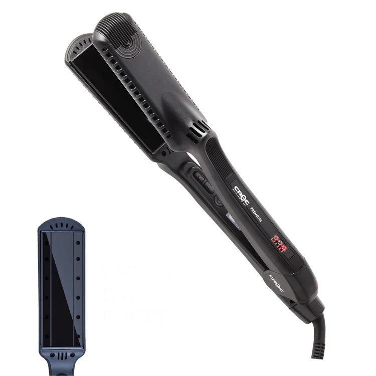 Premium Wet to Dry Black Titanium Flat Iron 1.5" — image 3