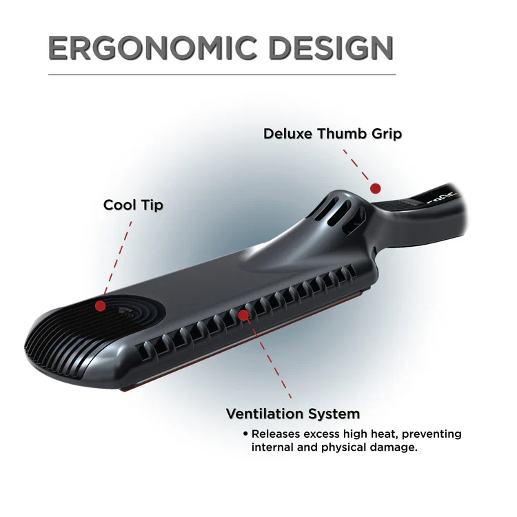 Premium Wet to Dry Black Titanium Flat Iron 1.5" — image 9