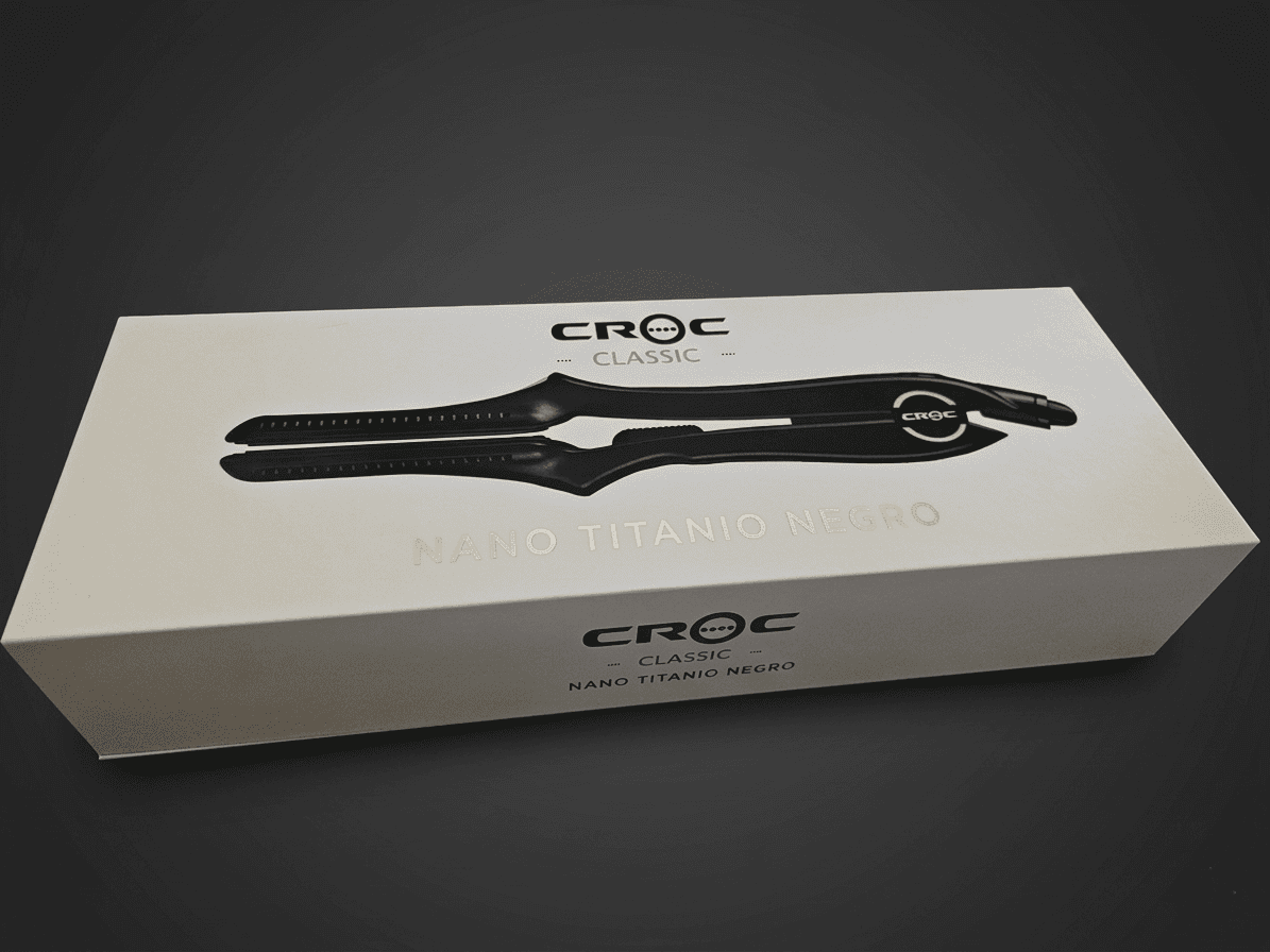 CROC Classic Black Titanium Flat Iron 1.5" — image 4
