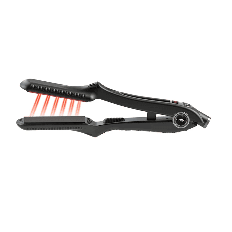 CROC Classic Infrared Tourmaline Ceramic Black Titanium Flat Iron 1.5" — image 2