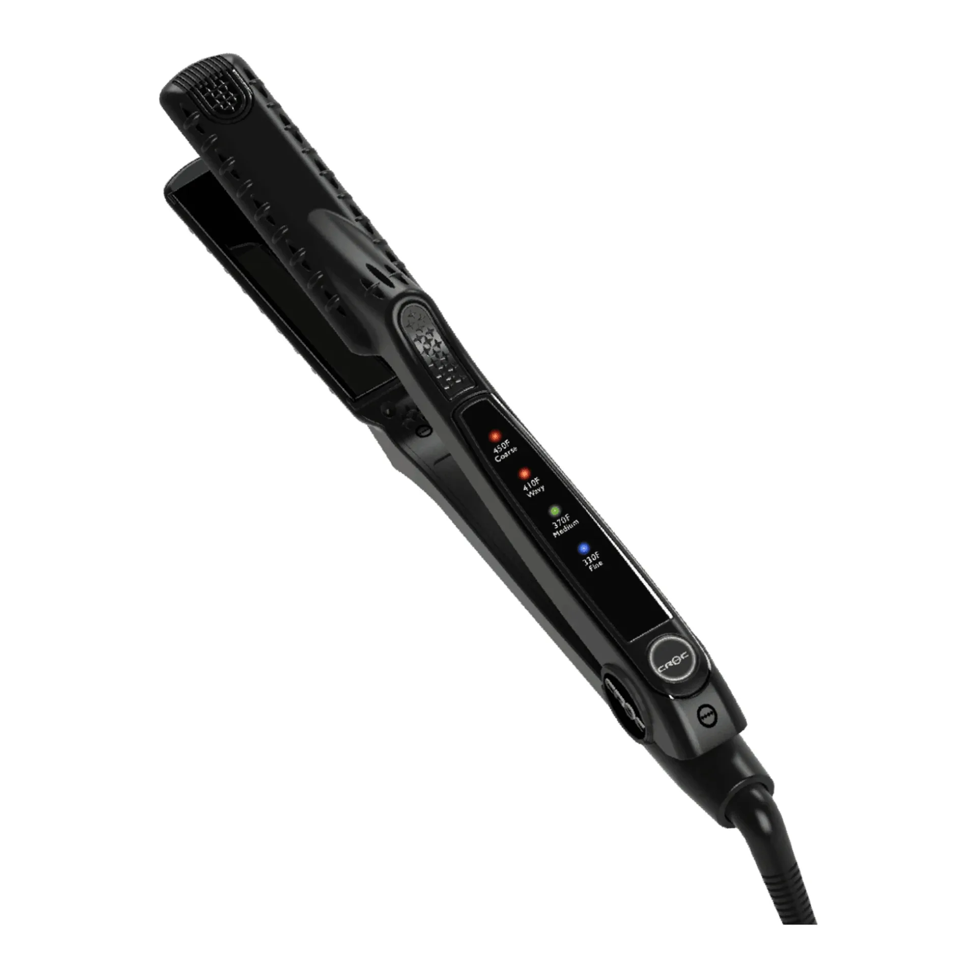 LED Black Titanium 1" Flat Iron — image 3
