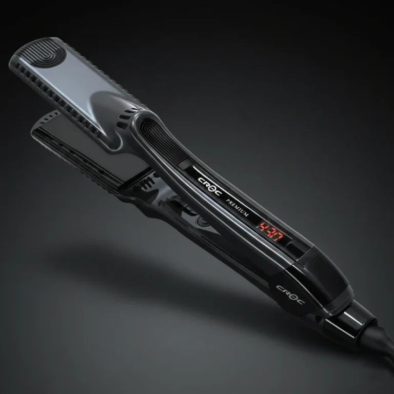 Premium Wet to Dry Black Titanium Flat Iron 1.5″